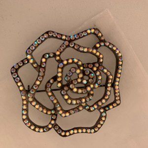 Costume Jewelry Brooch - rhinestones
